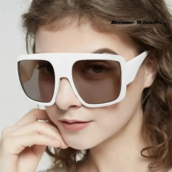 Accessories - 🔥New Glam Chic Vanilla 2025 Oversized Punk Anti-Glare Model Future AC Lens